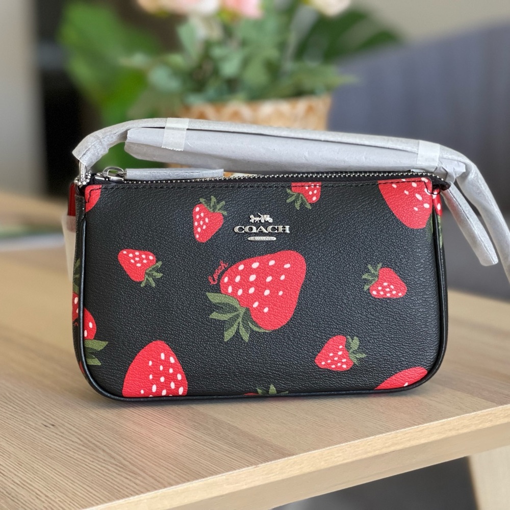 Brand New with Tag Nolita 19 With Wild Strawberry Print Silver/Black Multi